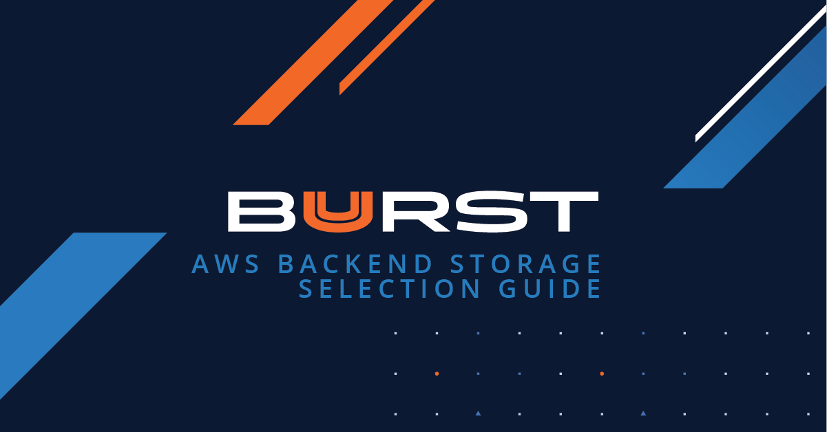 AWS Backend Storage Selection Guide [Amazon S3 & EBS] Buurst, Inc.