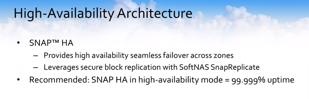 softnas aws vpc high availability ha