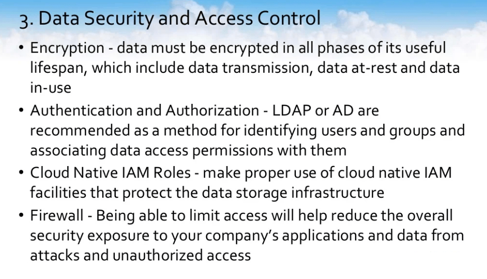 Data security and access control
